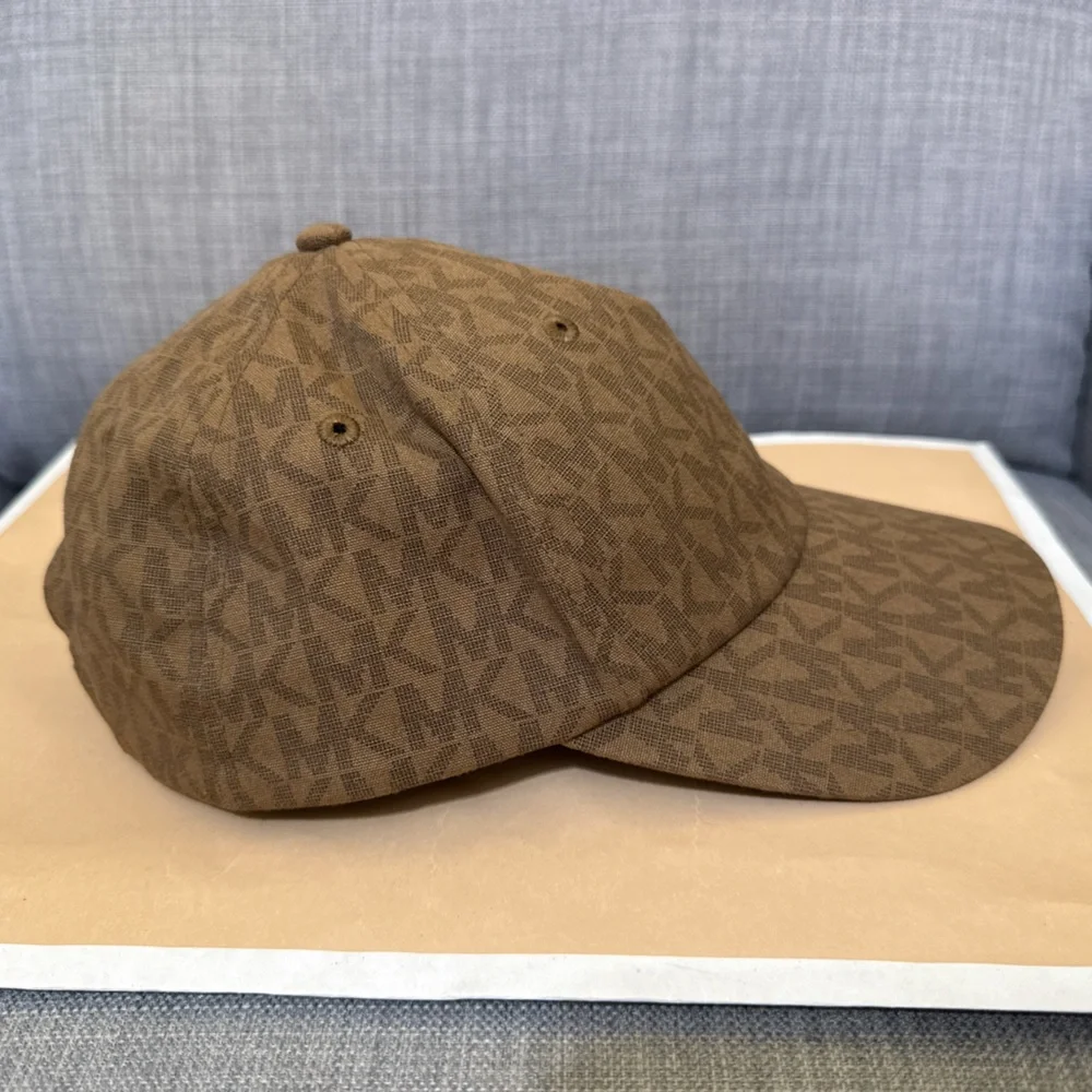Michael Kors Tan Monogram Hat - Picture 4 of 4